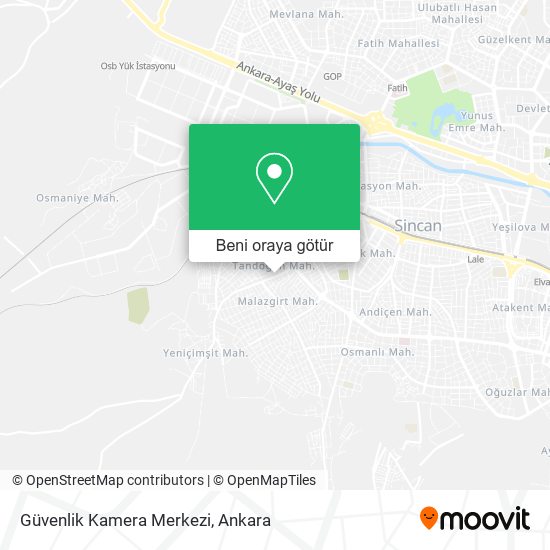 Güvenlik Kamera Merkezi harita