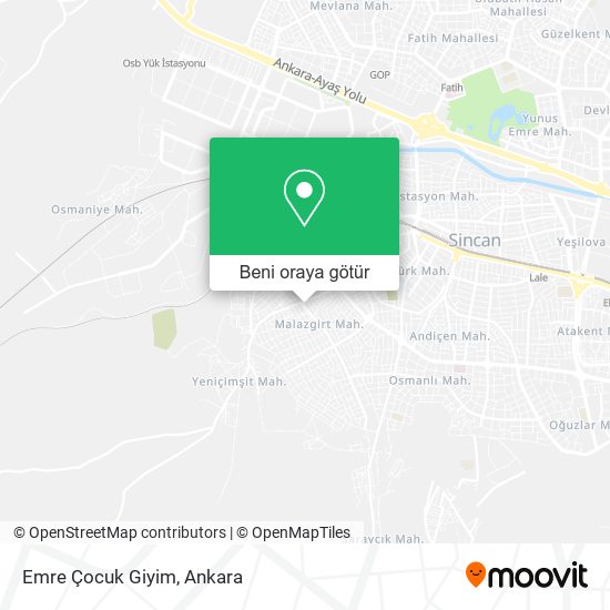 Emre Çocuk Giyim harita
