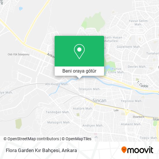 Flora Garden Kır Bahçesi harita