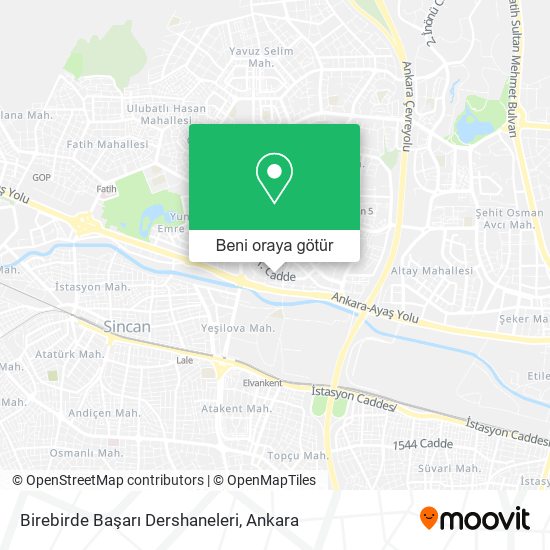 Birebirde Başarı Dershaneleri harita