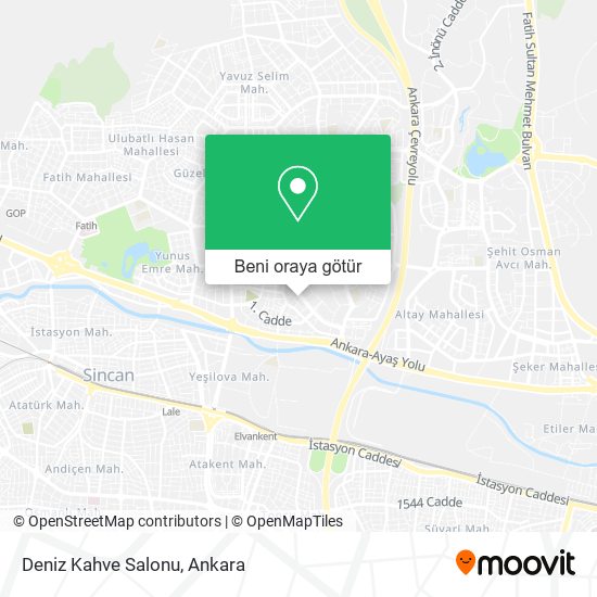 Deniz Kahve Salonu harita