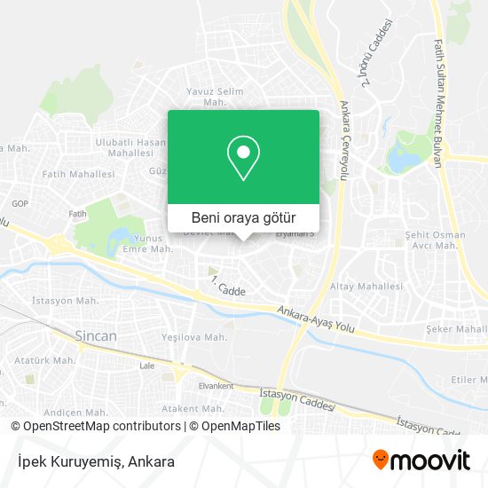 İpek Kuruyemiş harita