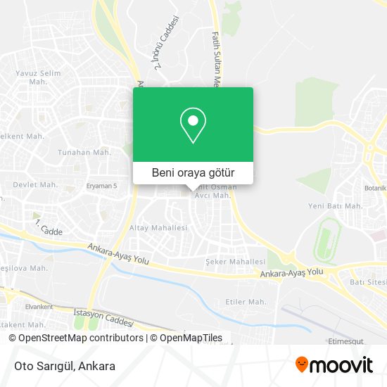 Oto Sarıgül harita
