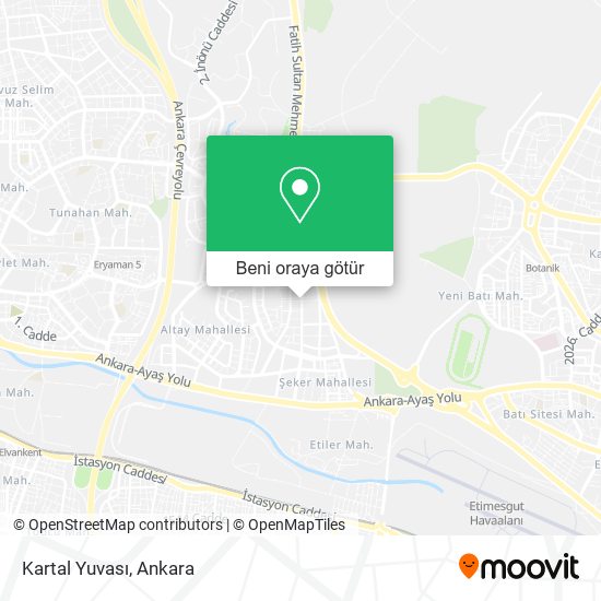 Kartal Yuvası harita