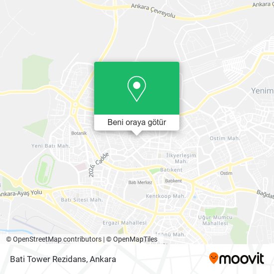 Bati Tower Rezidans harita