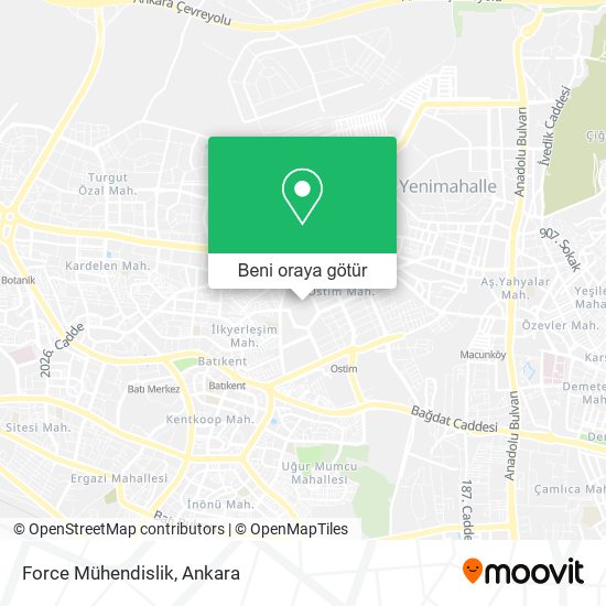 Force Mühendislik harita