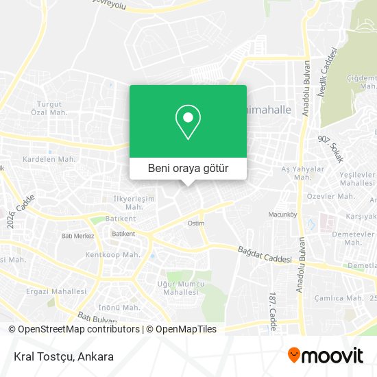 Kral Tostçu harita