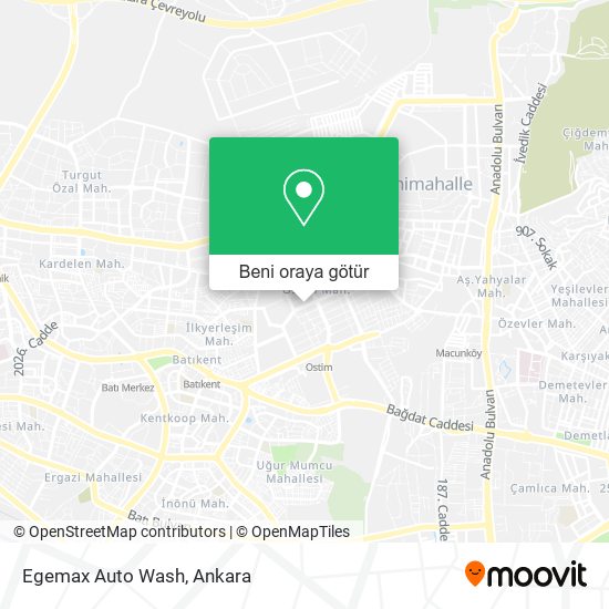 Egemax Auto Wash harita