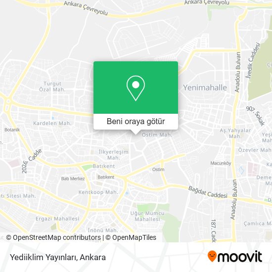 Yediiklim Yayınları harita