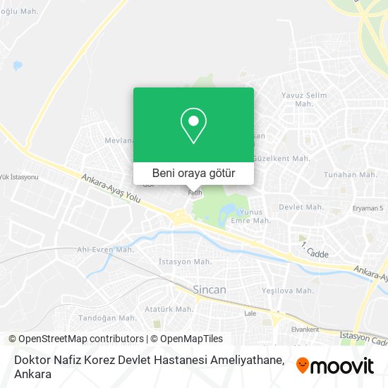 Doktor Nafiz Korez Devlet Hastanesi Ameliyathane harita