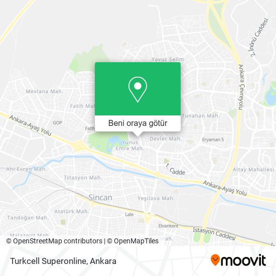 Turkcell Superonline harita
