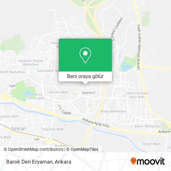 Barok Deri Eryaman harita