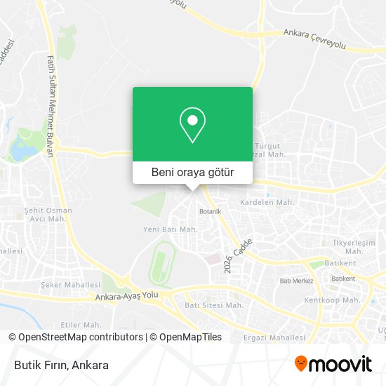 Butik Fırın harita