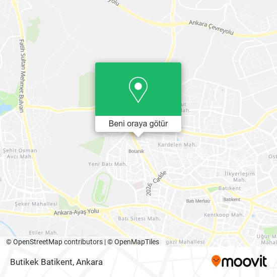 Butikek Batikent harita