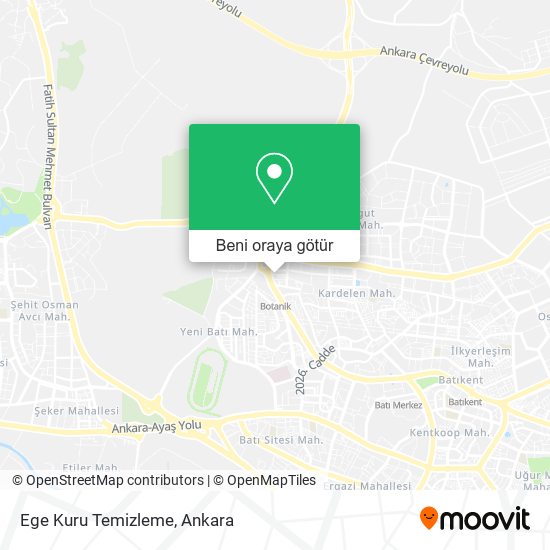 Ege Kuru Temizleme harita
