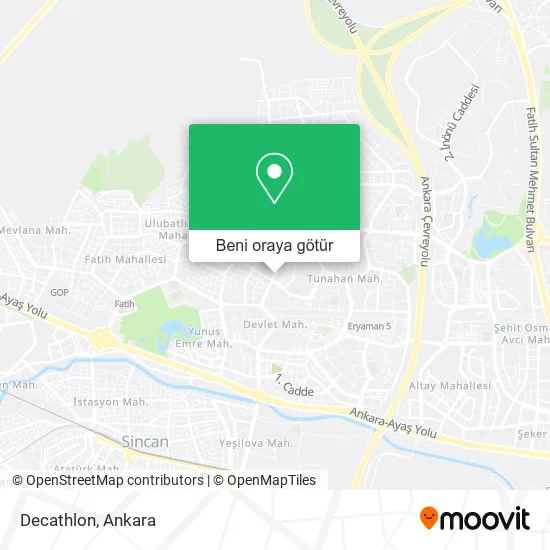 Decathlon harita