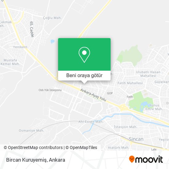 Bircan Kuruyemiş harita