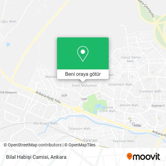 Bilal Habişi Camisi harita
