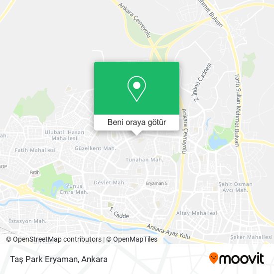 Taş Park Eryaman harita