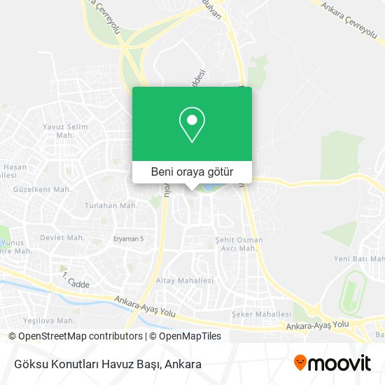 Göksu Konutları Havuz Başı harita