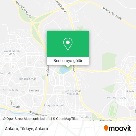 Ankara, Türkiye harita