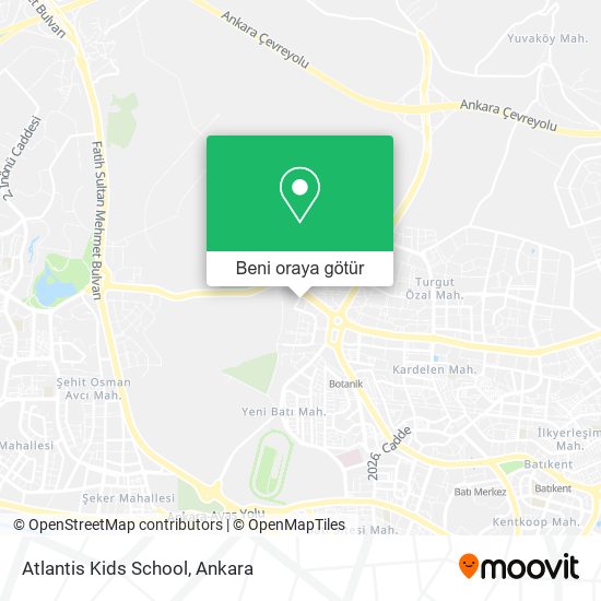 Atlantis Kids School harita