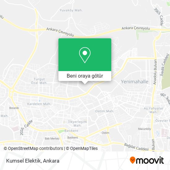 Kumsel Elektik harita