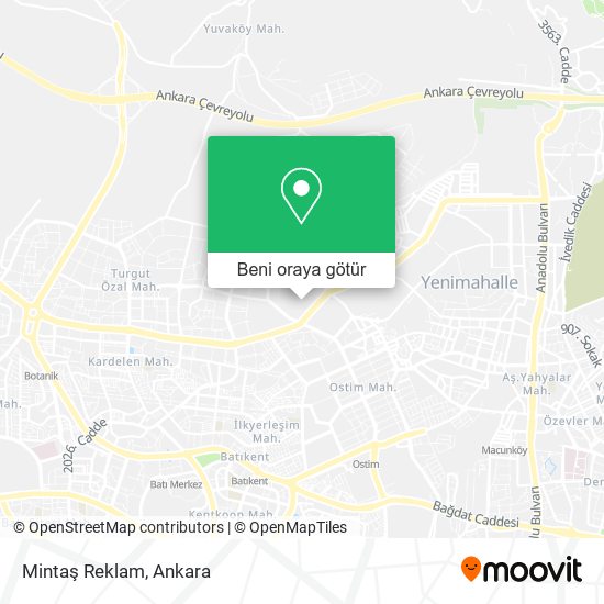 Mintaş Reklam harita