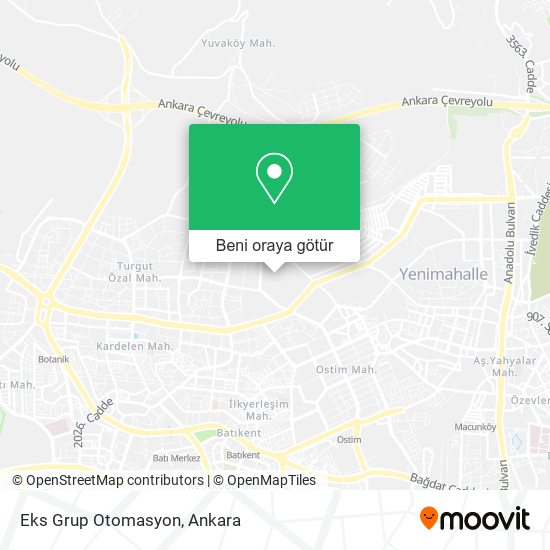 Eks Grup Otomasyon harita