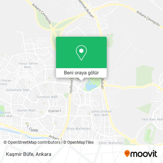 Kaşmir Büfe harita