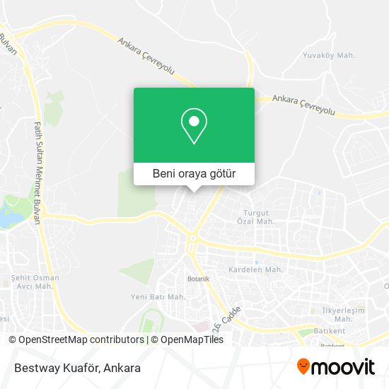 Bestway Kuaför harita