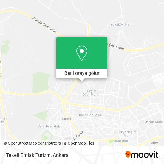 Tekeli Emlak Turizm harita