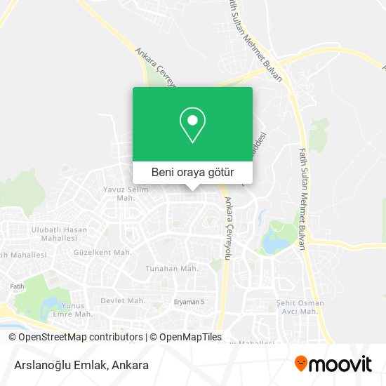 Arslanoğlu Emlak harita