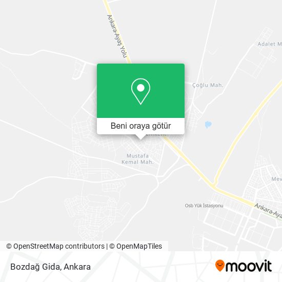 Bozdağ Gida harita
