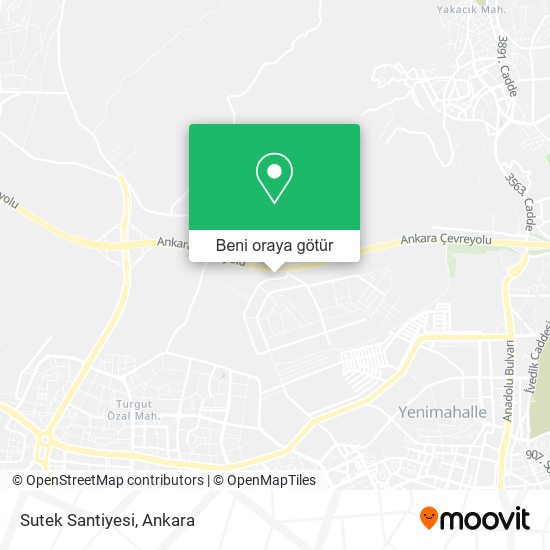 Sutek Santiyesi harita