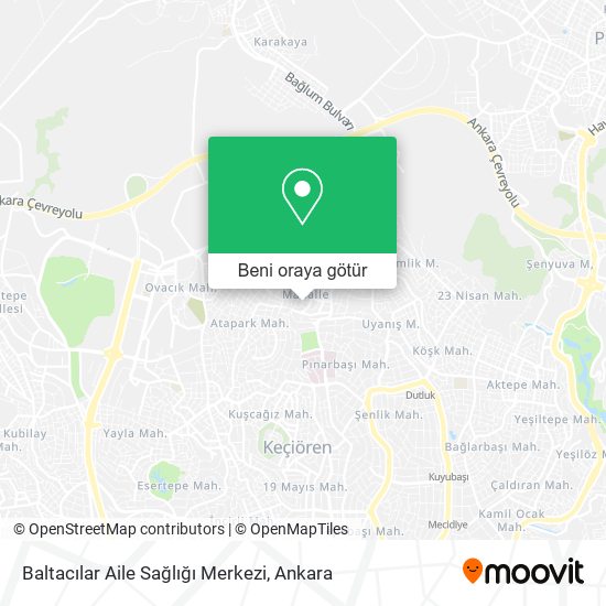 Baltacılar Aile Sağlığı Merkezi harita