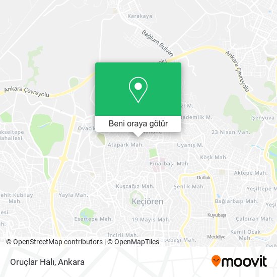 Oruçlar Halı harita