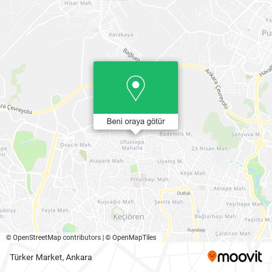 Türker Market harita