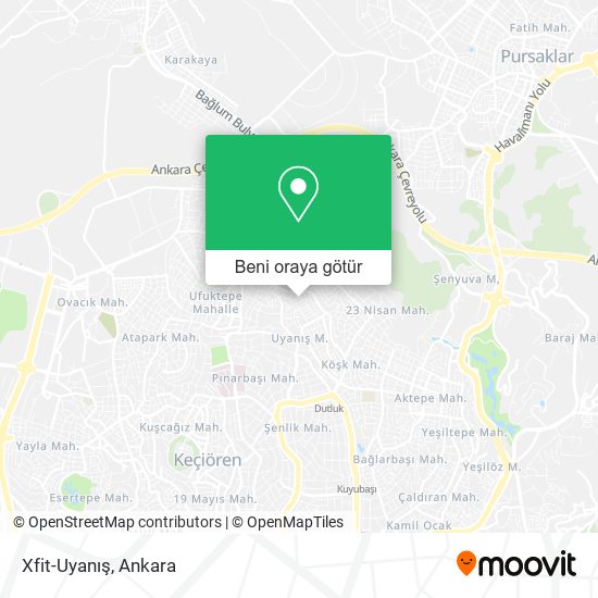 Xfit-Uyanış harita
