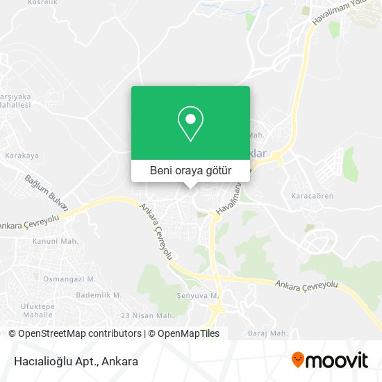 Hacıalioğlu Apt. harita