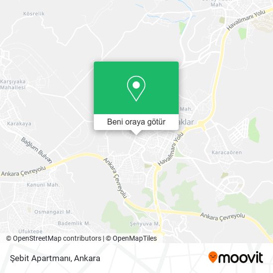 Şebit Apartmanı harita