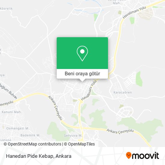 Hanedan Pide Kebap harita