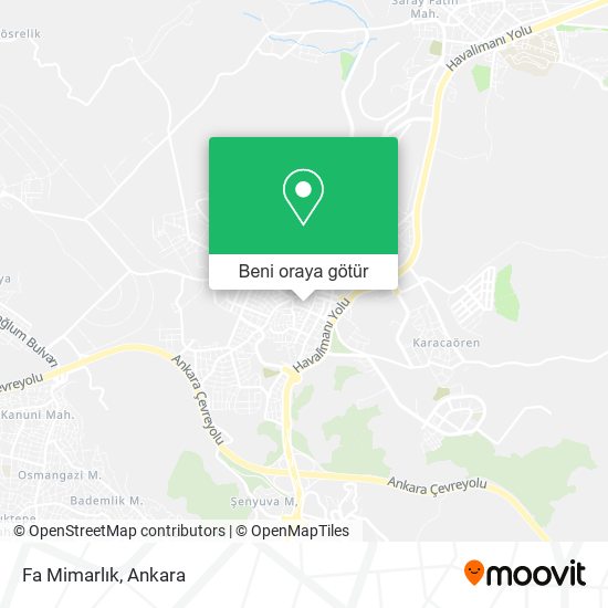 Fa Mimarlık harita
