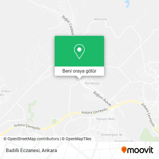 Badıllı Eczanesi harita