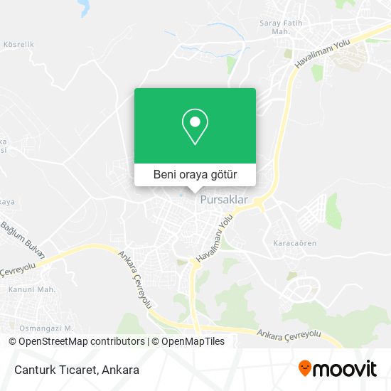 Canturk Tıcaret harita