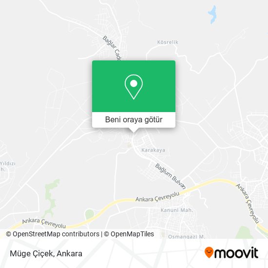 Müge Çiçek harita