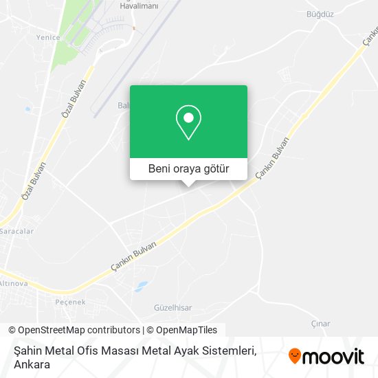 Şahin Metal Ofis Masası Metal Ayak Sistemleri harita