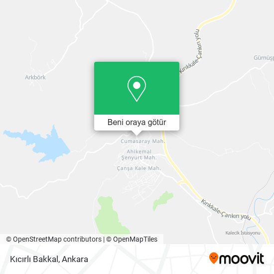 Kıcırlı Bakkal harita