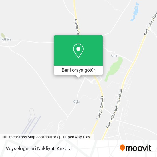 Veyseloğullari Nakliyat harita