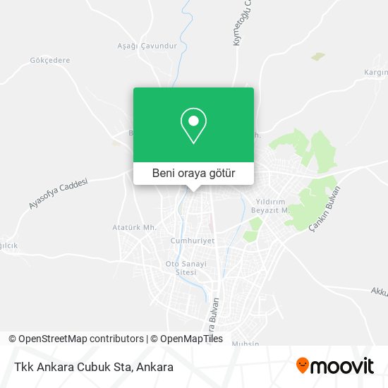 Tkk Ankara Cubuk Sta harita
